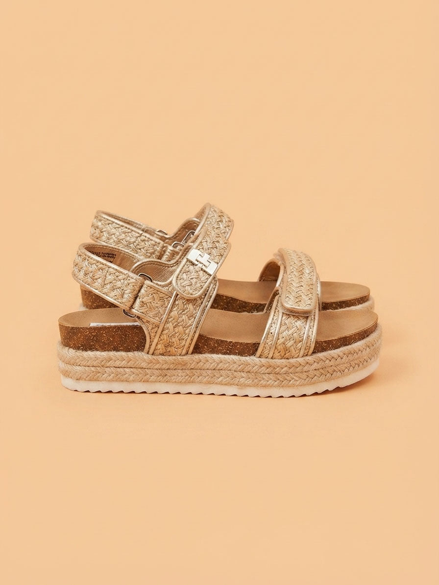 Sandalías Steve Madden Doradas para niña