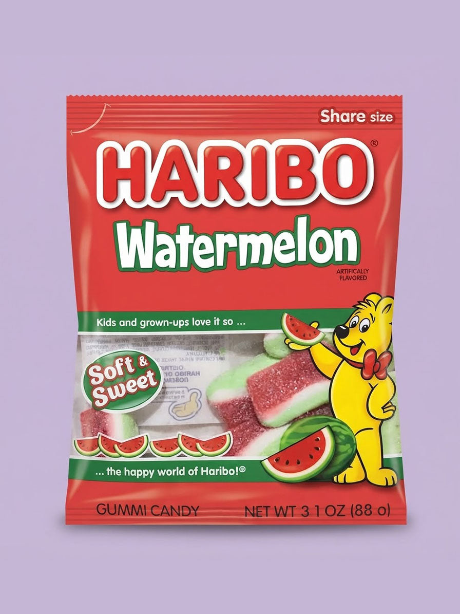 Gomitas Haribo Sabor Sandía (Watermelon) – 88 g