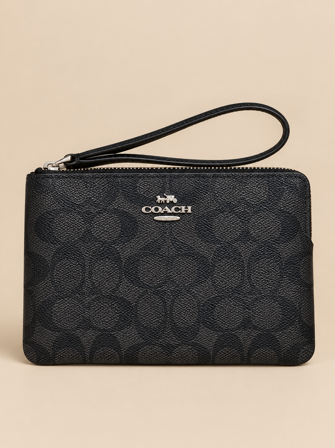 Coach Large Corner Zip Wristlet