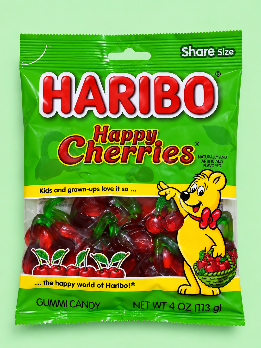 Gomitas Haribo Happy Cherries (4 oz / 113 g)