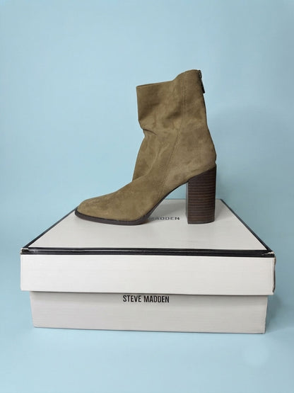 Botas Steve Madden Obsession Block-Heel en Gamuza