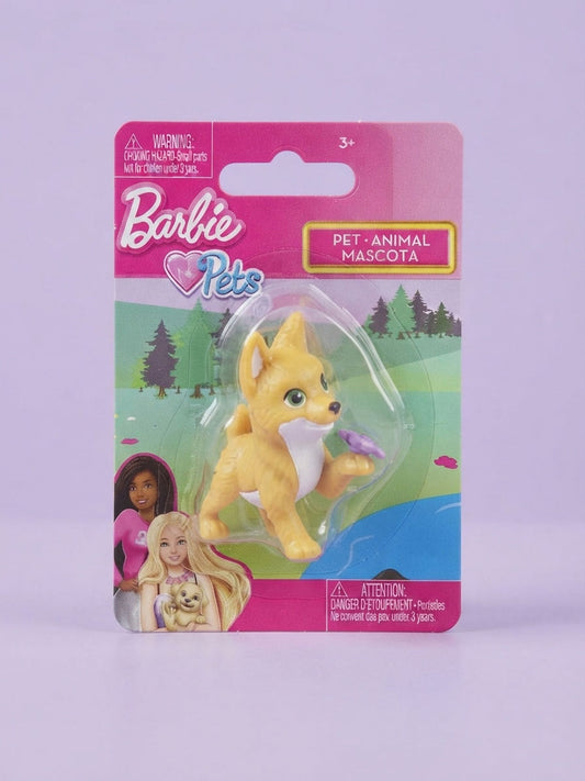 Mini Figura Barbie Pets Amarillo