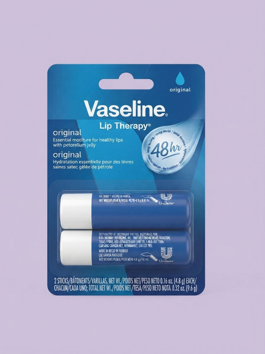 Vaseline Lip Therapy 2 PACK, 9.6G