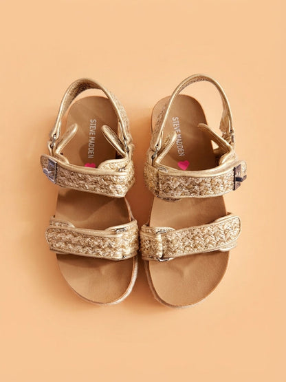 Sandalías Steve Madden Doradas para niña