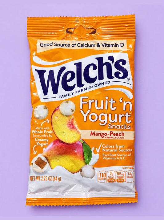 Bocadillos de Fruta con Yogur Welch's (Sabor Mango-Melocotón)
