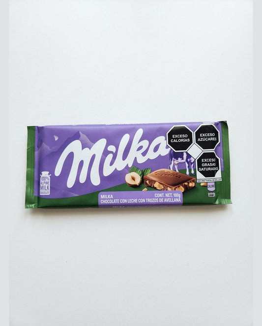Milka Chocolate Con Leche Y Avellanas 100g