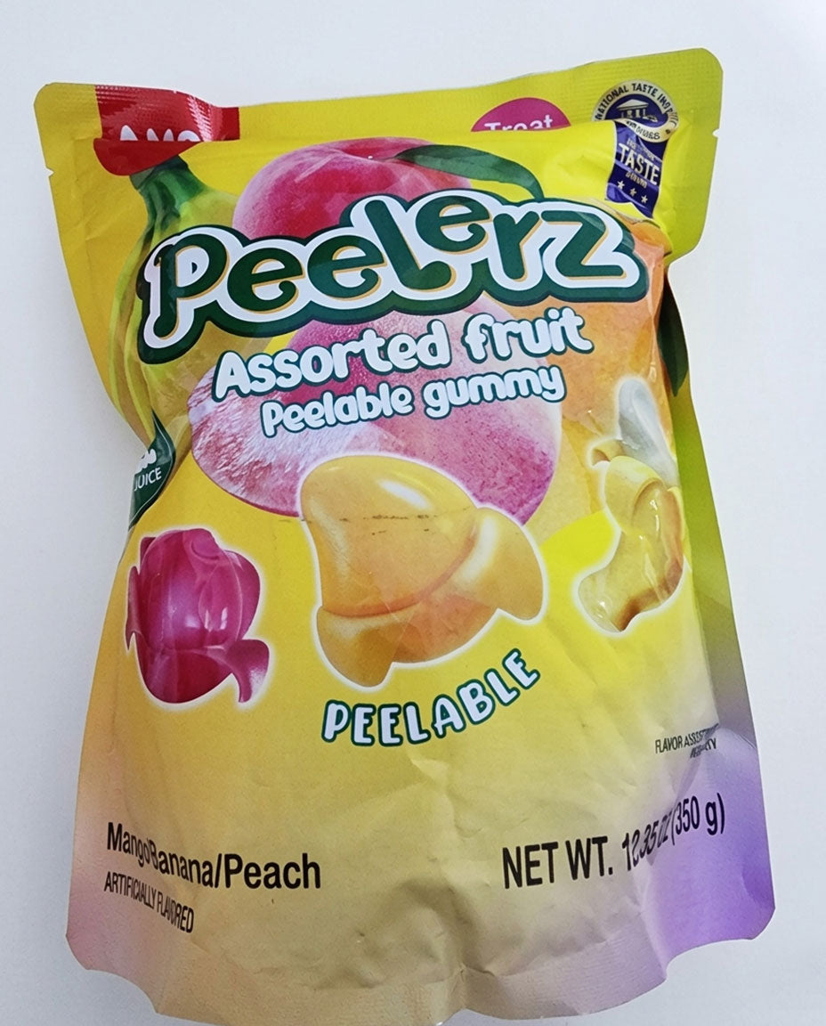 Gomitas Pelables Amo's Multipack Mango Plátano Durazno 350g