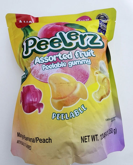 Gomitas Pelables Amo's Multipack Mango Plátano Durazno 350g