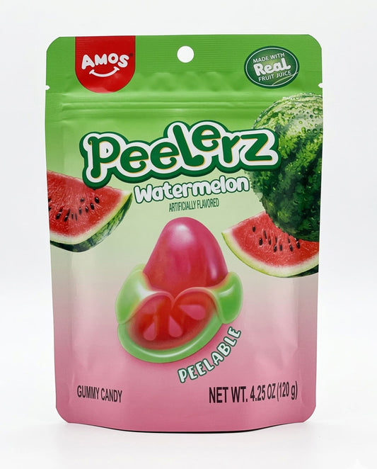 Gomitas De Sandia Pelables Amos Peelerz Gummy 120 g
